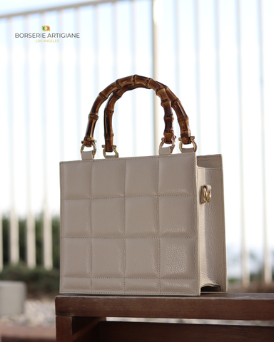 The Bellini Handbag - BEIGE.