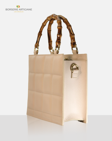 The Bellini Handbag - BEIGE.