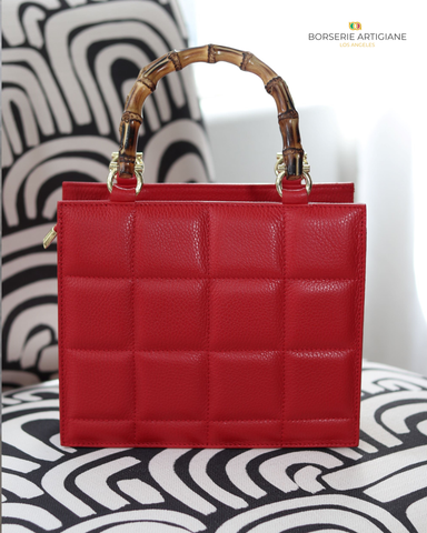 The Bellini Handbag - ROSSO