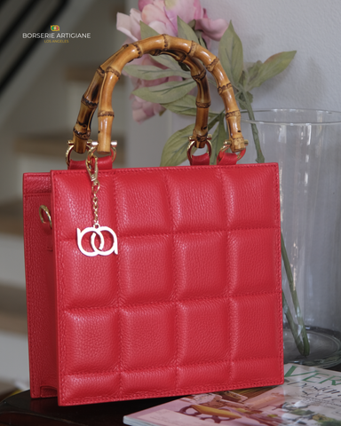 The Bellini Handbag - ROSSO