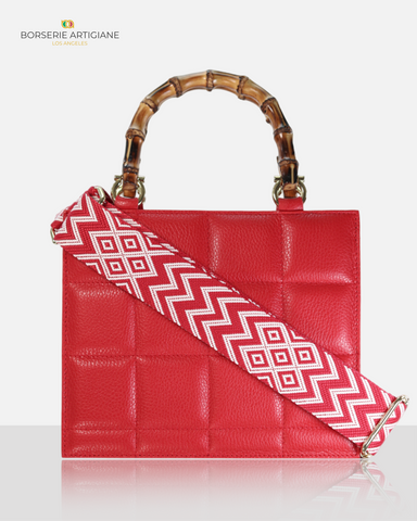 The Bellini Handbag - ROSSO