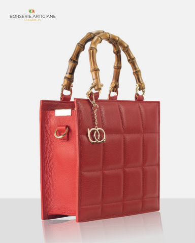 The Bellini Handbag - ROSSO