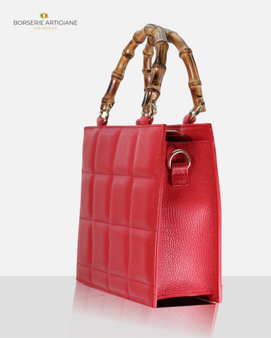 The Bellini Handbag - ROSSO