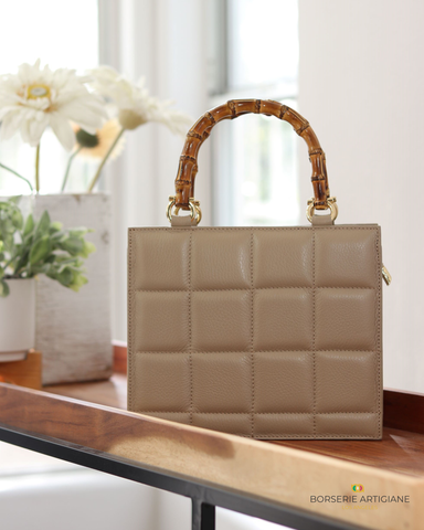 The Bellini Handbag - TAUPE