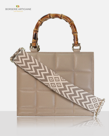 The Bellini Handbag - TAUPE