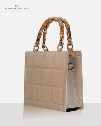 The Bellini Handbag - TAUPE