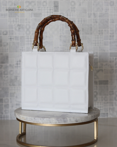 The Bellini Handbag - WHITE