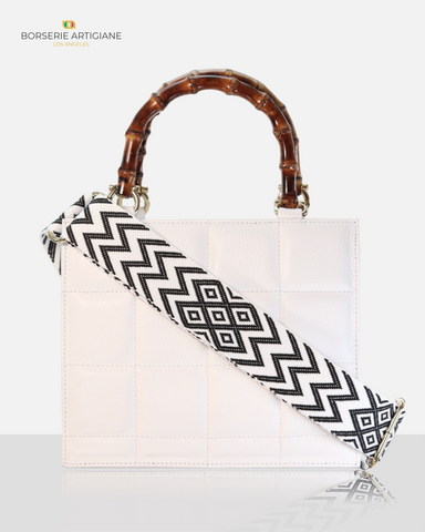 The Bellini Handbag - WHITE